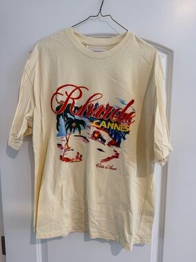 Cote d'Azur Cannes Graphic Tee - Cream